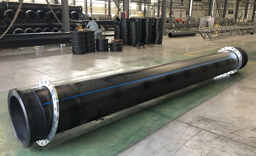 PE100 HDPE Tube HDPE Pipe Dredging Discharge Pipes Water Pipe for Water Supply Irrigation Mining Construction