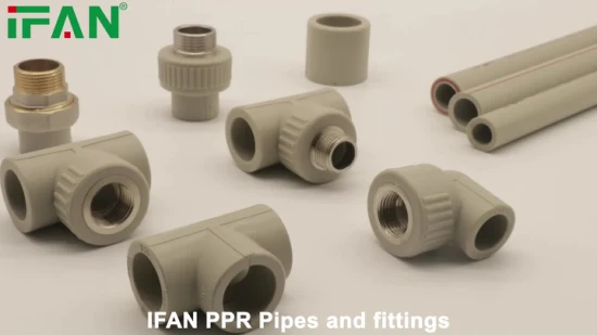 Ifan Hot Sale PPR Pipe en plastique Tubes d'eau en plastique de couleur brune Pn20 20-110mm tuyau pour l'approvisionnement en eau