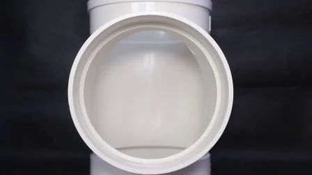 Tube de système de drainage en PVC coudé à 90 degrés 75*2.3mm blanc