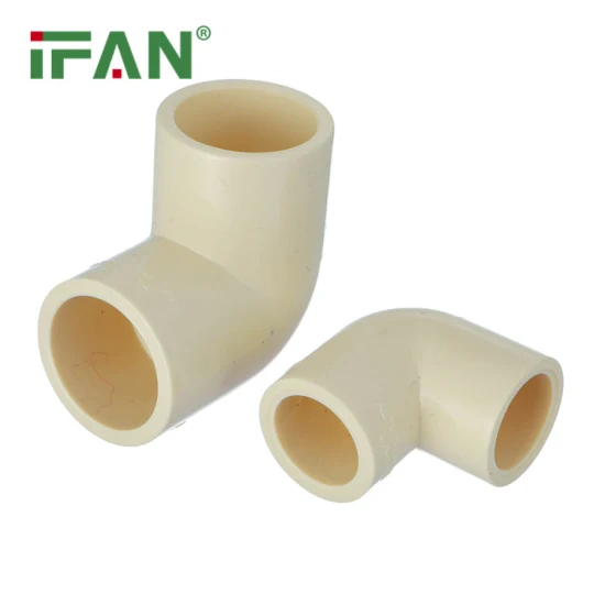 Raccord de tuyau en PVC à douille coudée Ifan UPVC Raccord de tuyau en PVC ASTM 2466 Pn25 UPVC